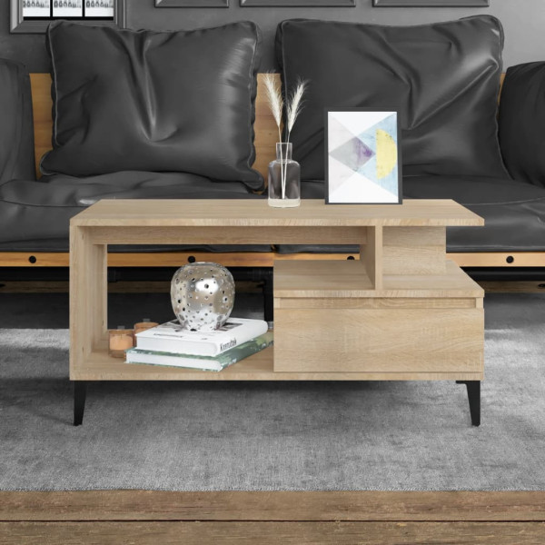 Stolik Kawowy Ława Stół Brązowy 90x49x45 Do Salonu Do Pokoju, 4917951