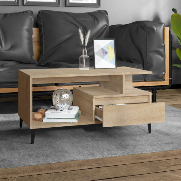 Stolik Kawowy Ława Stół Brązowy 90x49x45 Do Salonu Do Pokoju, 4917952