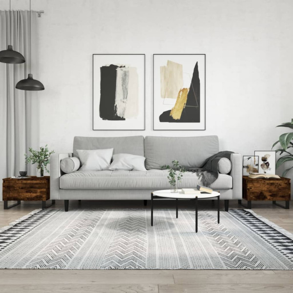 Stolik Kawowy Ława Stół Brązowy 50x46x35 Szuflady Do Salonu Do Pokoju, 4918116