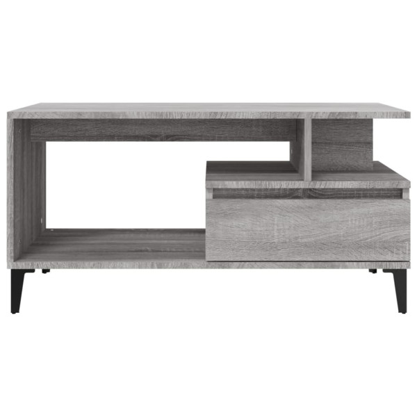 Stolik Kawowy Ława Stół Szary 90x49x45 Do Salonu Do Pokoju, 4918471