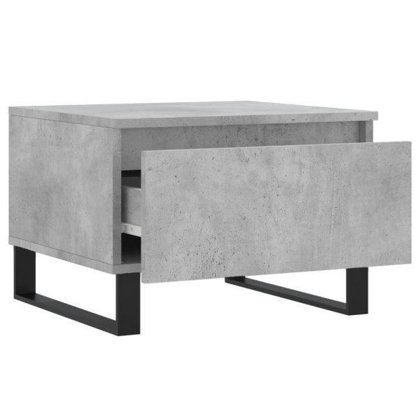 Stolik Kawowy Ława Stół Szary 50x46x35 Szuflady Do Salonu Do Pokoju, 4918609