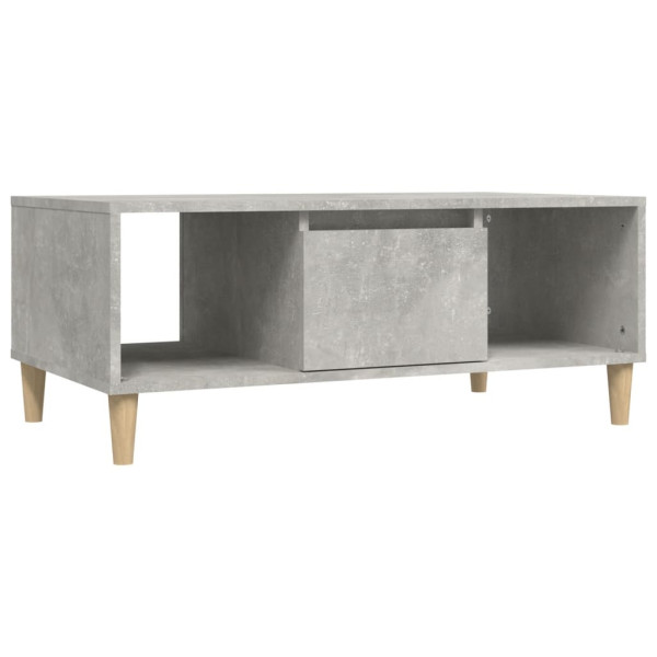 Stolik Kawowy Ława Stół Szary 90x50x36.5 Półka Szuflady Do Salonu Do Pokoju, 4918654