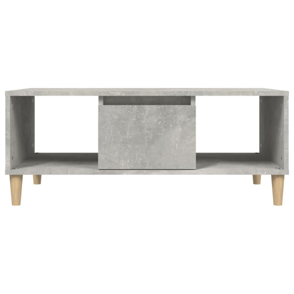 Stolik Kawowy Ława Stół Szary 90x50x36.5 Półka Szuflady Do Salonu Do Pokoju, 4918655