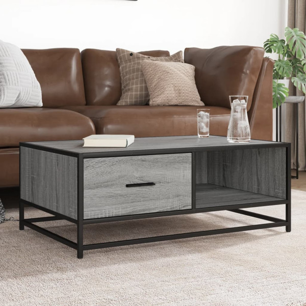 Stolik Kawowy Ława Stół Szary 90x57x35 Do Salonu Do Pokoju, 4920194