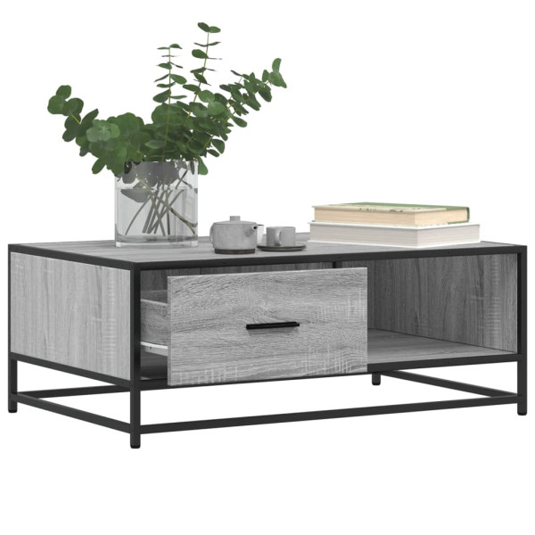 Stolik Kawowy Ława Stół Szary 90x57x35 Do Salonu Do Pokoju, 4920196