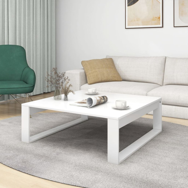 Stolik Kawowy Ława Stół Biały 100x100x35 Do Salonu Do Pokoju, 4920812