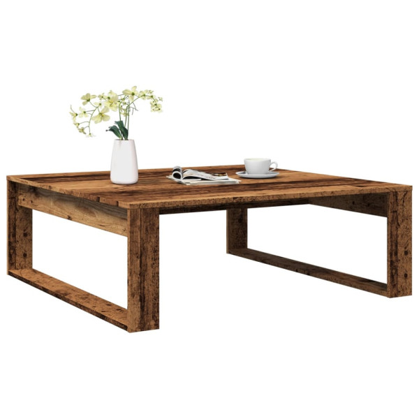 Stolik Kawowy Ława Stół Brązowy 100x100x35 Do Salonu Do Pokoju, 4921890