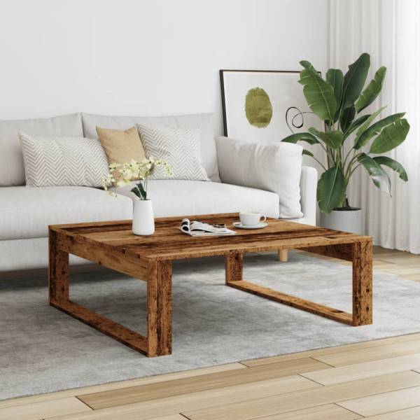 Stolik Kawowy Ława Stół Brązowy 100x100x35 Do Salonu Do Pokoju, 4921891