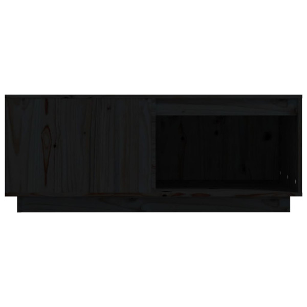 Stolik Kawowy Ława Stół Czarny Drewniany 100x101x40.5 Do Salonu Do Pokoju, 4922690