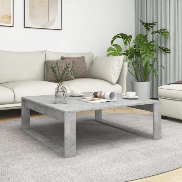Stolik Kawowy Ława Stół Szary 100x100x35 Do Salonu Do Pokoju, 4923215