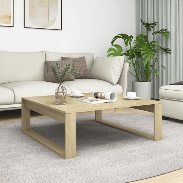 Stolik Kawowy Ława Stół Brązowy 100x100x35 Do Salonu Do Pokoju, 4923431