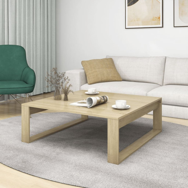 Stolik Kawowy Ława Stół Brązowy 100x100x35 Do Salonu Do Pokoju, 4923432
