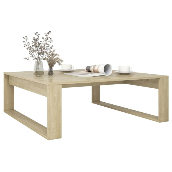 Stolik Kawowy Ława Stół Brązowy 100x100x35 Do Salonu Do Pokoju, 4923433