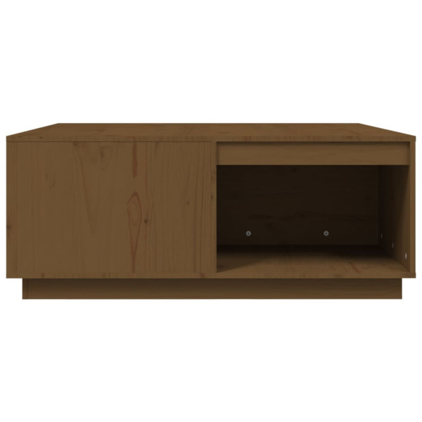 Stolik Kawowy Ława Stół Brązowy Drewniany 100x101x40.5 Do Salonu Do Pokoju, 4925224