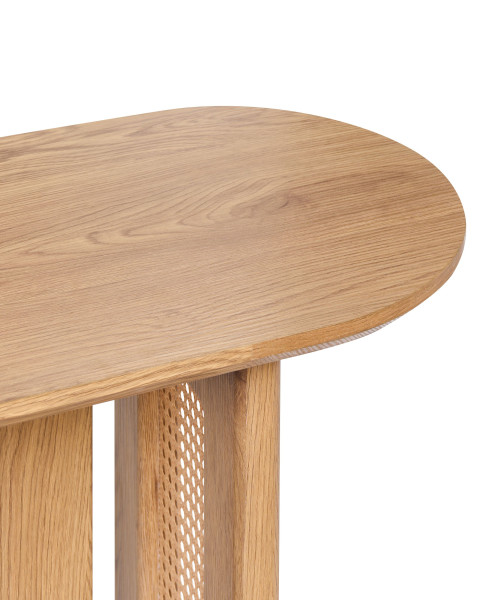 Stół konsola MDF jasnobrązowy 120 cm, 4925461