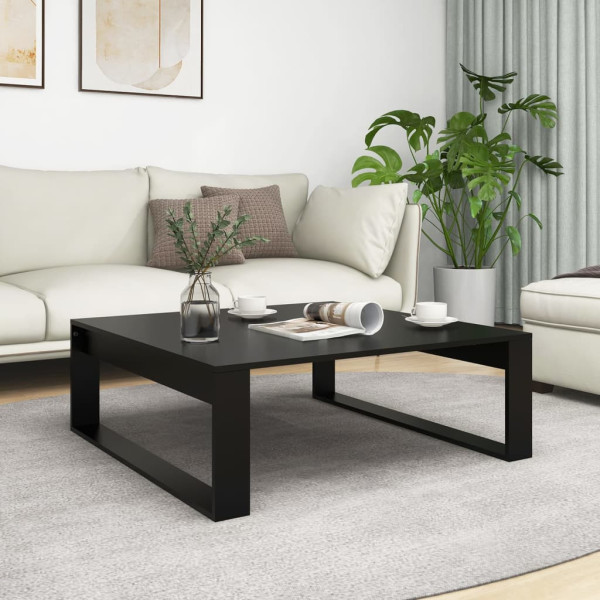 Stolik Kawowy Ława Stół Czarny 100x100x35 Do Salonu Do Pokoju, 4925600