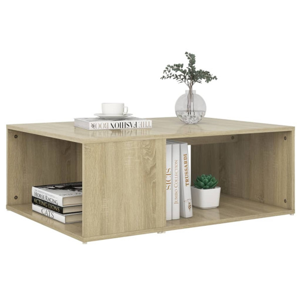 Stolik Kawowy Ława Stół Dąb Sonoma 90x67x33 Półka Do Salonu Do Pokoju, 4925782