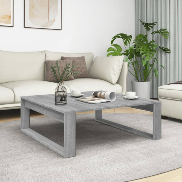 Stolik Kawowy Ława Stół Szary 100x100x35 Do Salonu Do Pokoju, 4927178