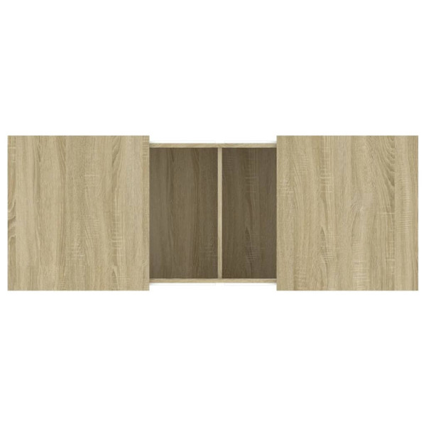 Stolik Kawowy Ława Stół Dąb Sonoma 100x55x40 Przesuwny Blat Do Salonu, 4927529