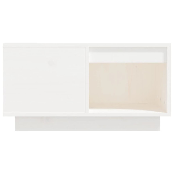 Stolik Kawowy Ława Stół Biały Drewniany 60x61x32.5 Do Salonu Do Pokoju, 4927536