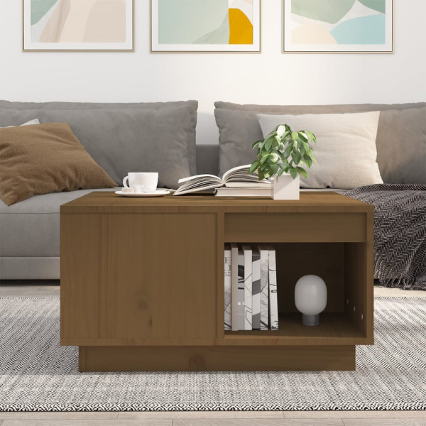 Stolik Kawowy Ława Stół Brązowy Drewniany 60x61x32.5 Do Salonu Do Pokoju, 4930519