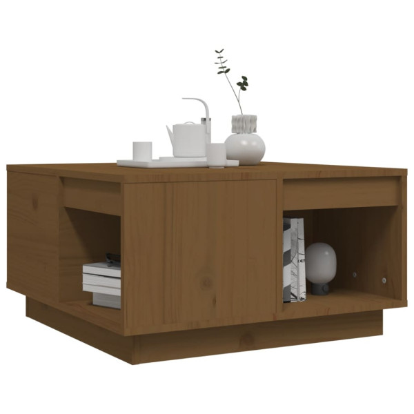 Stolik Kawowy Ława Stół Brązowy Drewniany 60x61x32.5 Do Salonu Do Pokoju, 4930520
