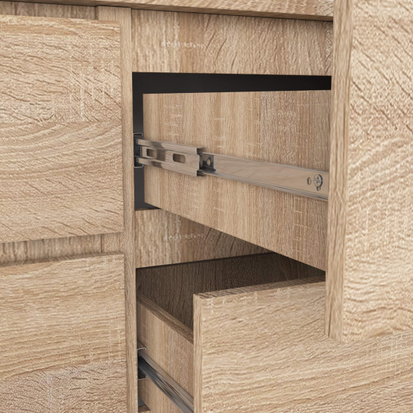 Komoda AKORD K120 Dąb Sonoma 120 cm mat 120x40x77 cm, 4971809