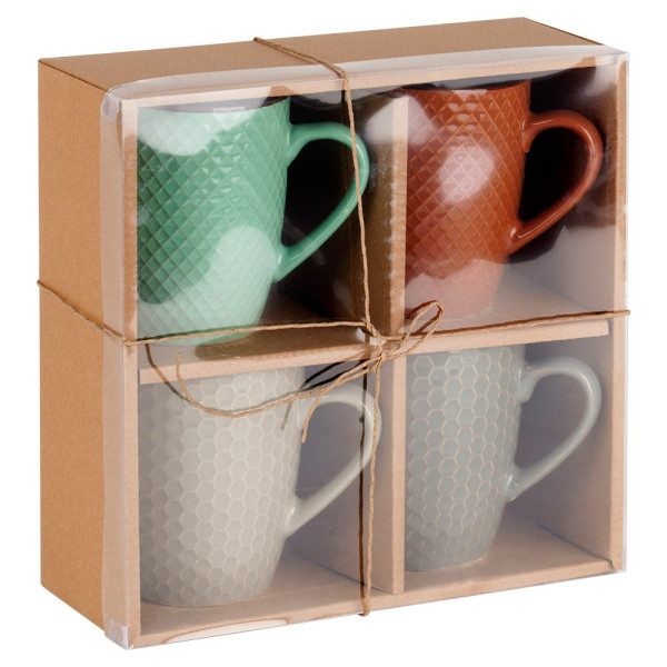 Kubki ceramiczne 400 ml 4 szt., 4974712
