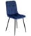 Inny kolor wybarwienia: Krzesło ROBIN Granat Tapicerowane do Salonu Welurowe