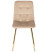 Inny kolor wybarwienia: Krzesło do Salonu YORK Kremowe Welurowe Złote Nogi