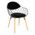 Produkt: Krzesło Jahi czarne czarne/naturalne boho