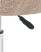 Fotel biurowy obrotowy boucle beżowe, 5075201