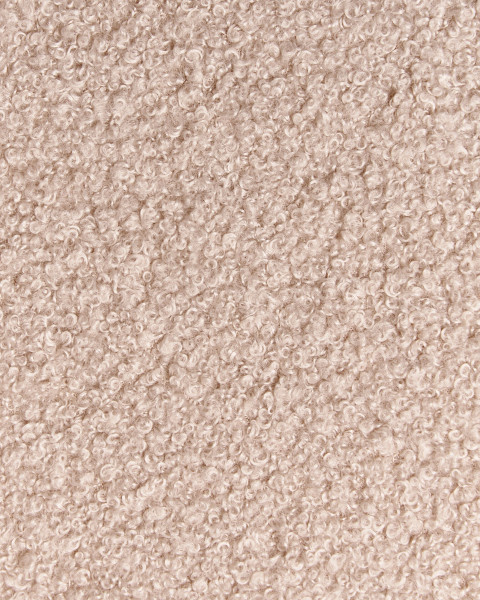 Fotel biurowy obrotowy boucle beżowe, 5075205