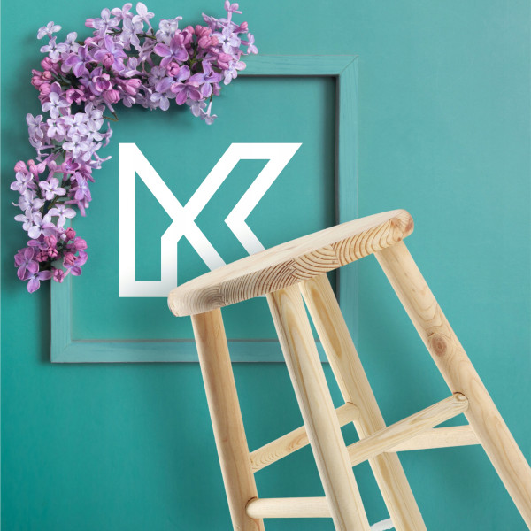 Kadax Taboret Drewniany Stołek Krzesło 46cm 2szt, 5090381