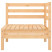 Sofa ogrodowa Brąz Drewno sosnowe vidaXL, 5091637