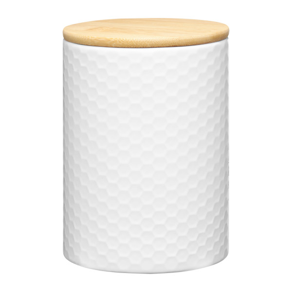 Pojemnik kuchenny Tuvo z bambusową pokrywką biały 1,1 l, 509927