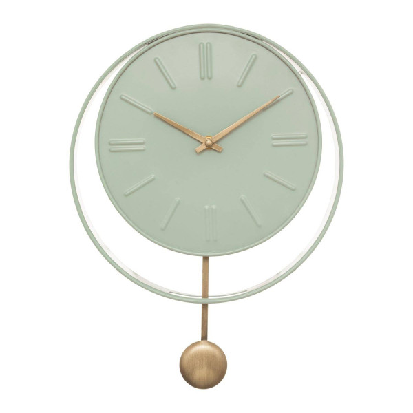 Zegar ścienny Rivi, metalowy, szałwiowy, Ø 28 cm, 512252