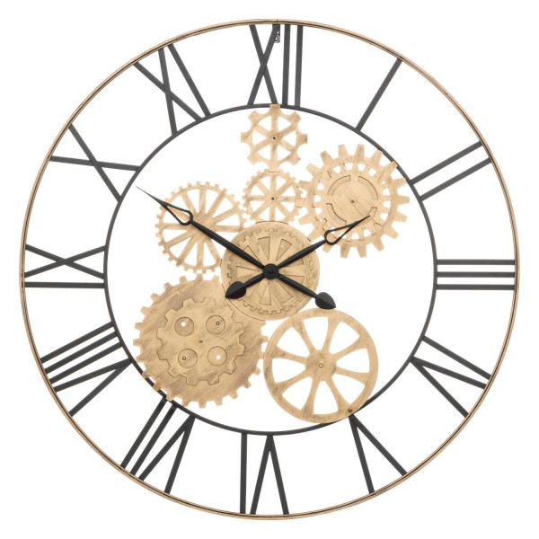 Zegar ścienny duży Isea, widoczny mechanizm, Ø 90 cm, 512314