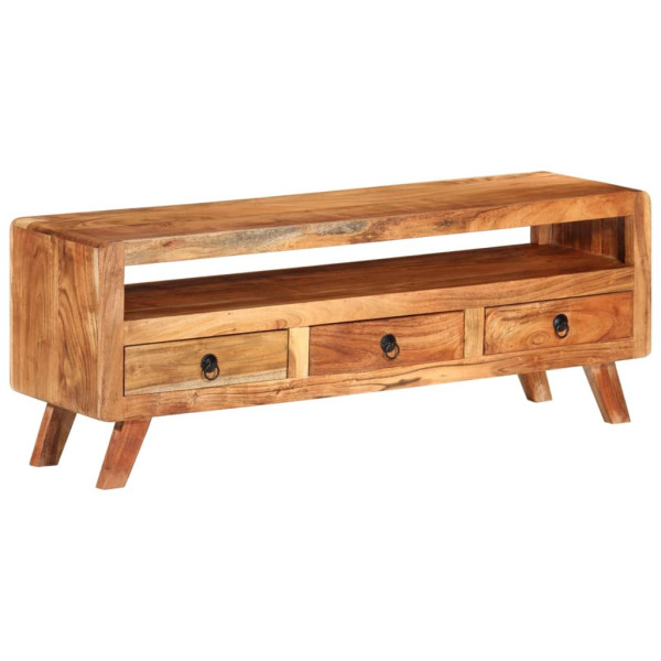 Szafka pod Telewizor Rtv Brąz Mat Szuflady Nowoczesny 110x30x40cm, 5136711