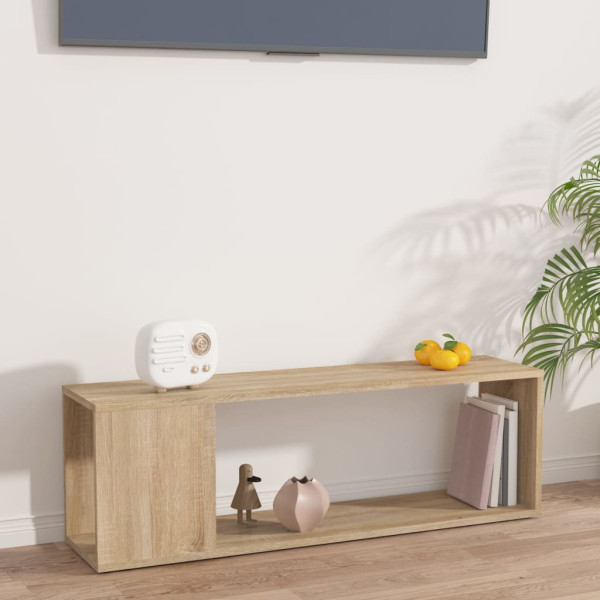 Szafka Pod Telewizor Półka Stolik RTV Brązowy 100x24x32 cm, 5145824