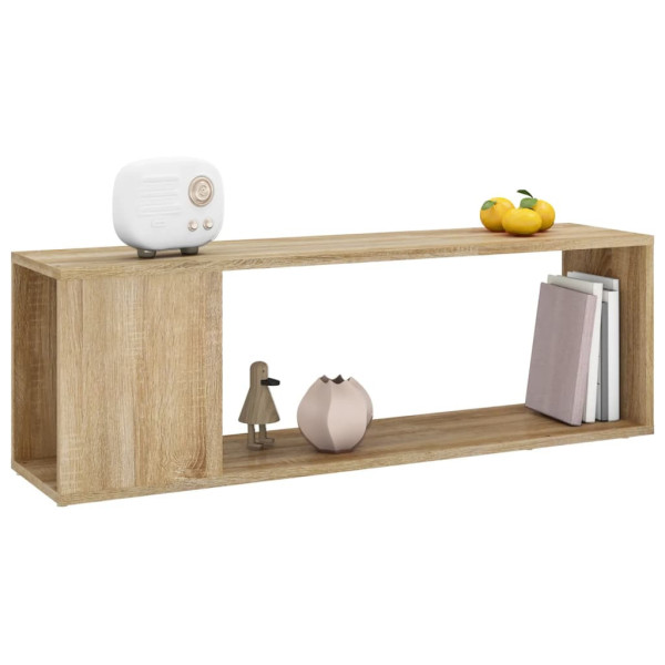 Szafka Pod Telewizor Półka Stolik RTV Brązowy 100x24x32 cm, 5145828