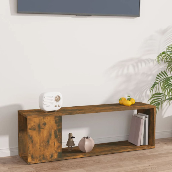 Szafka Pod Telewizor Stolik Półka Szafka RTV Brązowa 100x24x32 cm, 5145832