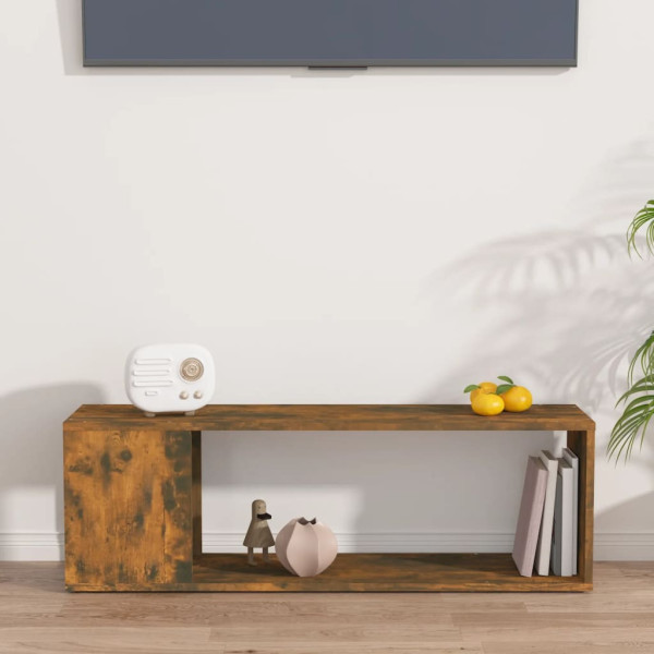 Szafka Pod Telewizor Stolik Półka Szafka RTV Brązowa 100x24x32 cm, 5145833