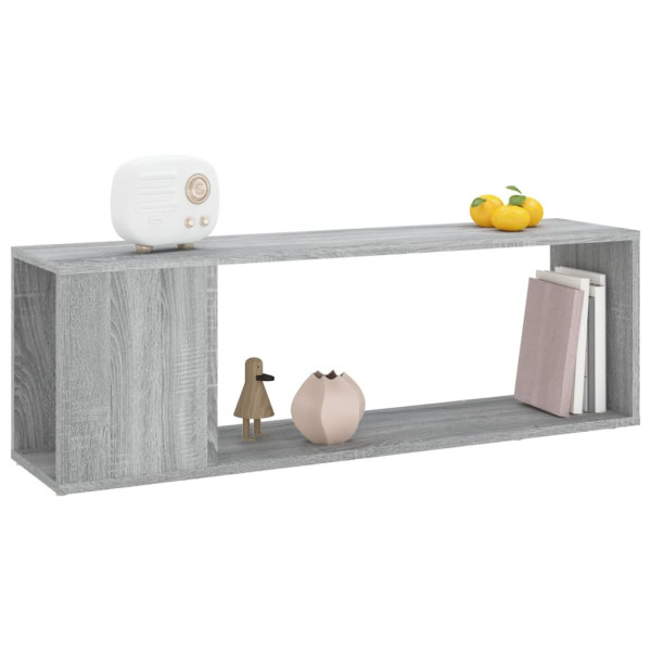 Szafka Pod Telewizor Szafka RTV Stolik Półka Szara 100x24x32 cm, 5147055