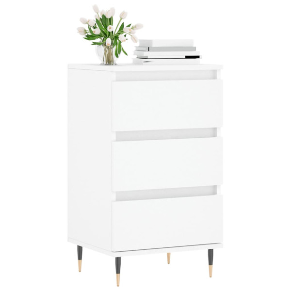 Komoda Szafka Stolik Półki do Salonu Pokoju Biała 40x35x70 cm, 5165840