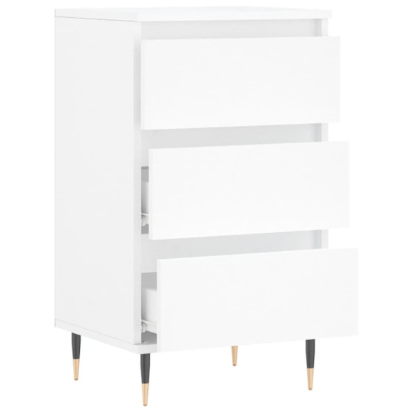 Komoda Szafka Stolik Półki do Salonu Pokoju Biała 40x35x70 cm, 5165843