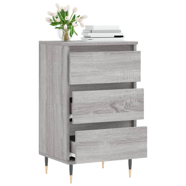 Komoda Szafka Stolik Półki Do Salonu Pokoju Szary Mat 40x35x70 cm, 5165922