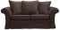 Inny kolor wybarwienia: ESTELLA 140 - brązowa sofa dwuosobowa rozkładana
