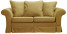 Inny kolor wybarwienia: ESTELLA 140 - musztardowa sofa dwuosobowa rozkładana