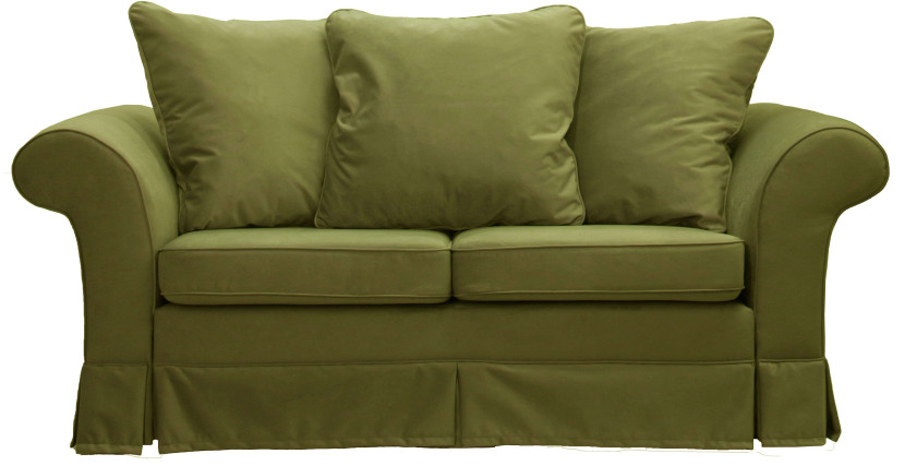 ESTELLA 140 - oliwkowa sofa dwuosobowa rozkładana, 517942